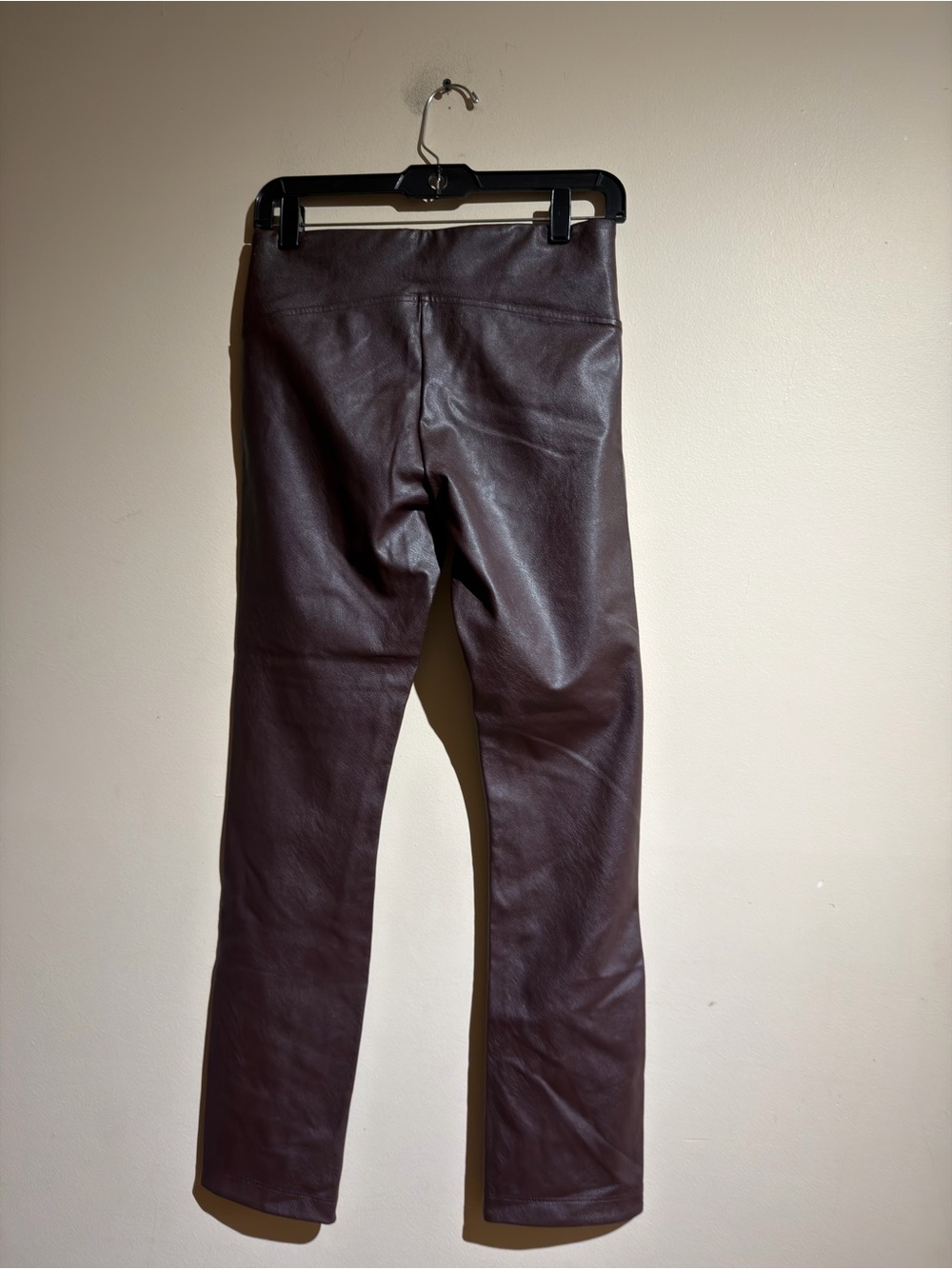 SPANX Men's Faux Leather Pants in Brown - Picture 7 of 11